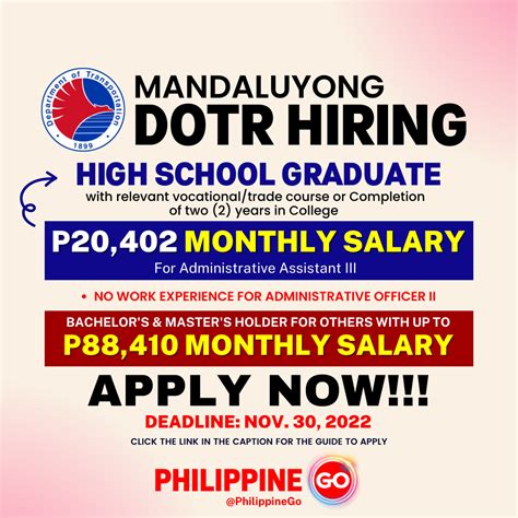Jobs in Mandaluyong (with Salaries) .